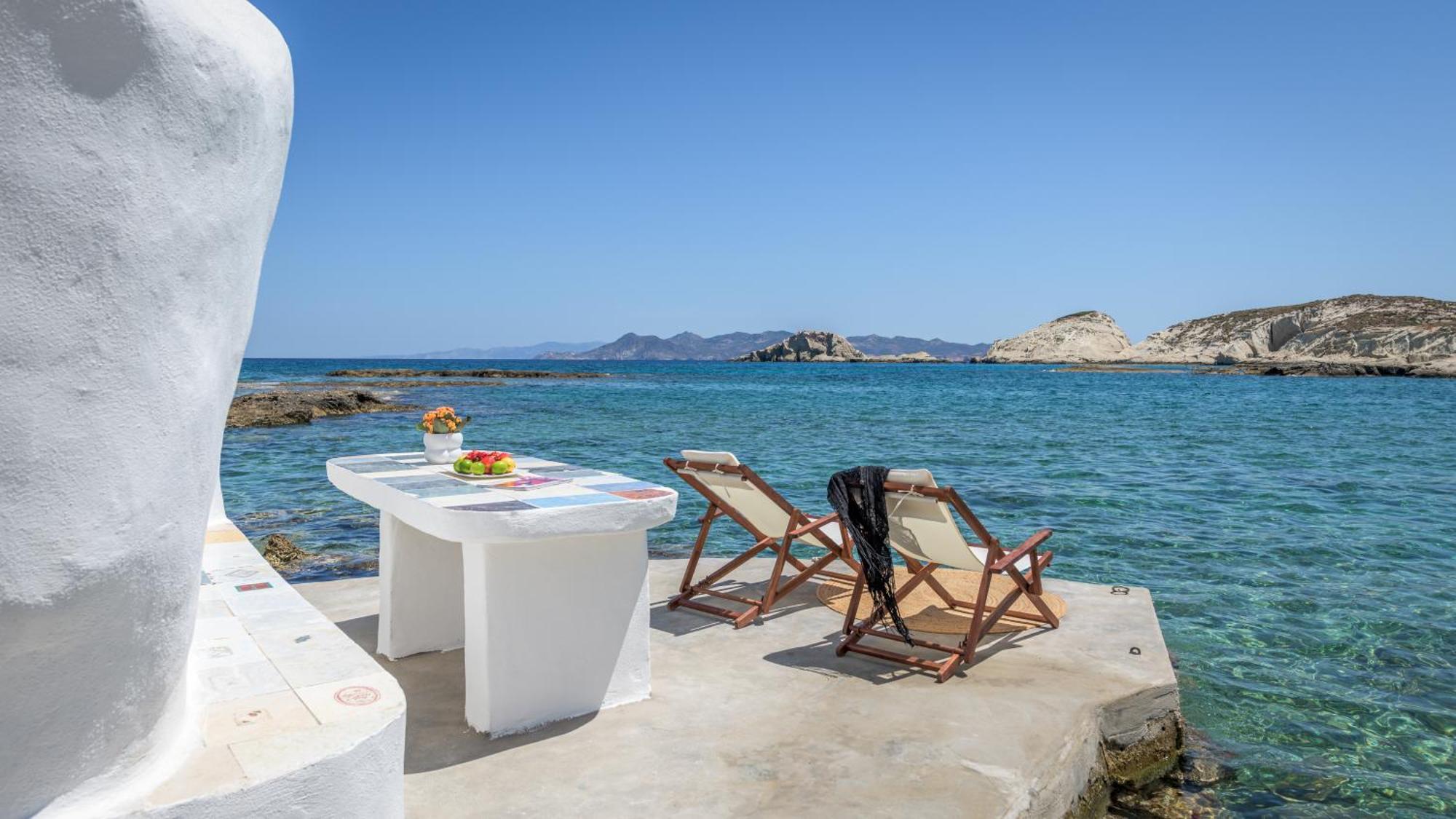 Esperanza Boathouses Mandrakia Exterior foto