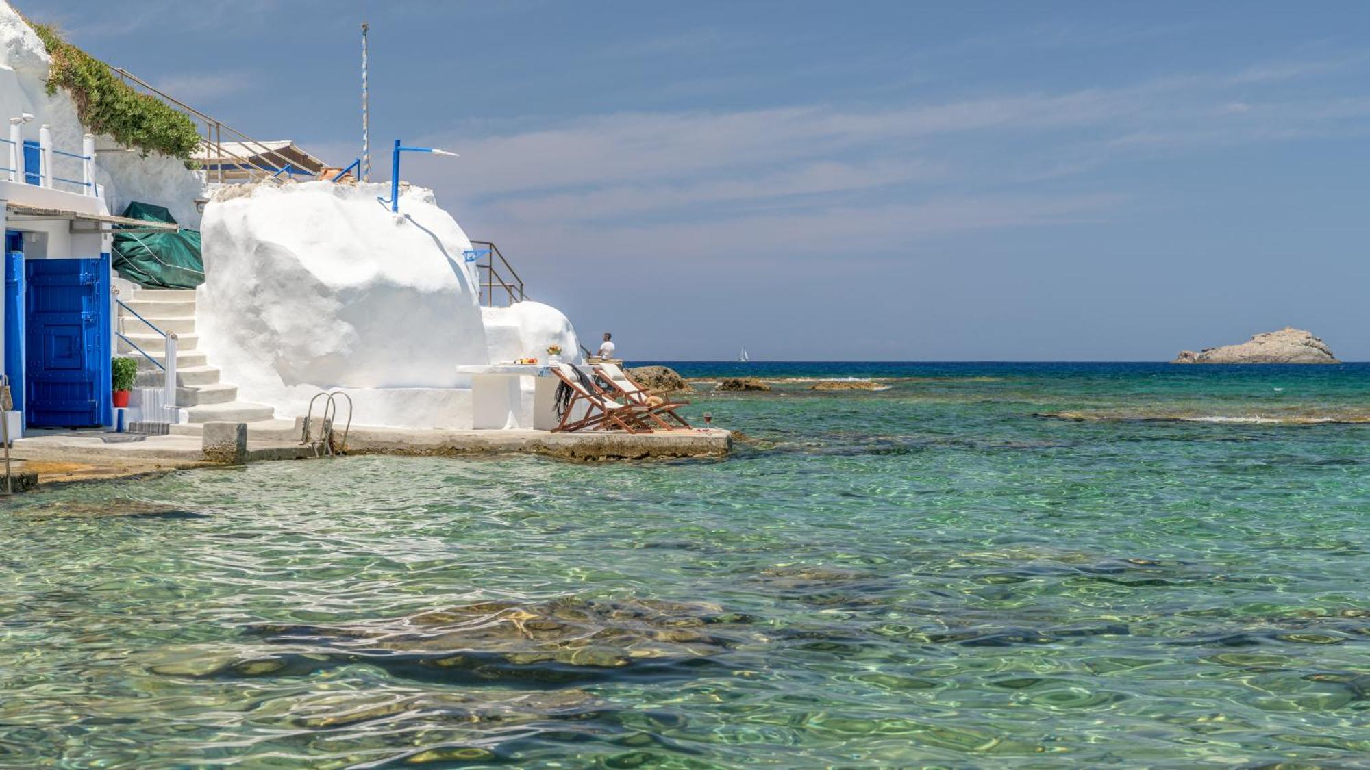 Esperanza Boathouses Mandrakia Exterior foto
